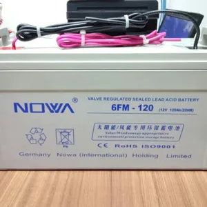 诺华6FM-120 12V 120AH太阳能蓄电池 UPS胶体蓄电池 十年寿命