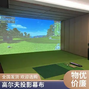 标准型高尔夫模拟练习器 室内高尔夫模拟器系统 企业活动室成都安装