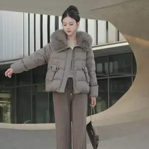 品牌雪佳乐 专柜撤柜 批发折扣 白鸭绒羽绒服 一手货源