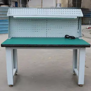 重型防静电工作台钳工操作多功能维修桌不锈钢流水线车间工业桌子
