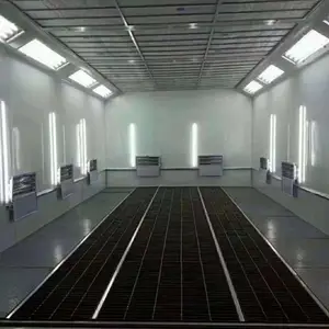万城青朗移动伸缩房-伸缩喷漆房-移动喷烤漆房-大型家具喷烤漆房