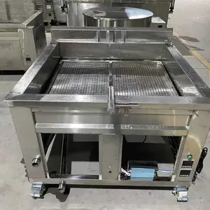 方形圆形油炸锅 油豆皮 鸡爪 薯片用恒温油炸设备 电燃气两用设备
