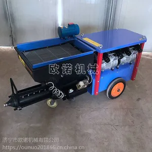 高压无气式砂浆喷涂机厂家 楼梯加固专用小型砂浆喷涂机