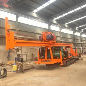 性价比高的12米CFG长螺旋打桩机 履带式长螺旋灌注打桩机 小型履带CFG打桩机价格