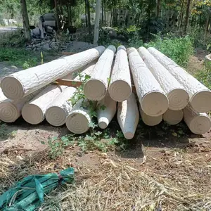 15cm������ˮ���ľ׮Ԥ��Բ����ľ׮�������Ụ�·�ľ׮