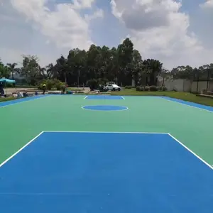 硅Pu球场球场材料网球排球场全国施工篮球场地面材料学校运动
