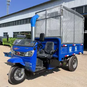 柴油三轮秸秆粉碎机 移动方便铡草揉丝车 干湿两用青贮铡草机