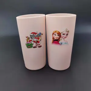 东莞硅胶杯套定制卡套图案 防水 耐磨硅胶彩印机