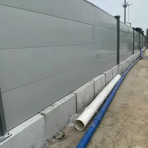 加厚钢结构施工围墙 2米高建筑围地常用围挡