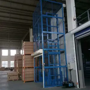 宽城6米导轨式升降货梯5吨电动液压货梯力豪机械
