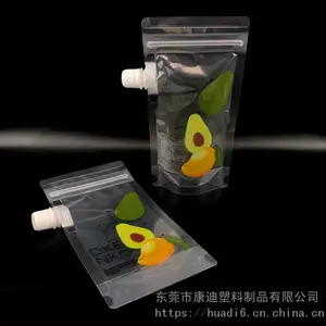 150ml带磨菇头吸嘴袋 肉松吸嘴袋 儿童果汁泥底部开口双拉链袋