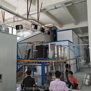 水槽黑金钢全自动清洗烘干线 悬挂式高温纳米线厂家定制