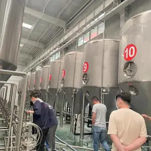 啤酒厂日产量5吨的啤酒设备 大型啤酒设备配置
