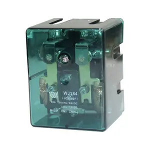 JQX62F两组DC12V大功率电磁继电器80A转换型AC220伏UPS电源继电器