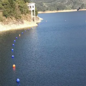 水域禁航区域警示抬揽浮 水线隔离浮漂 百世水上拦截浮体