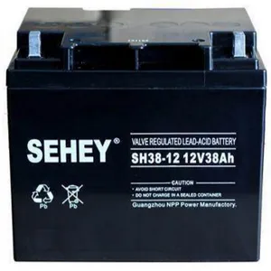 SEHEY/西力12V38AH蓄电池SH38-12铅酸蓄电池UPS专用电池包邮