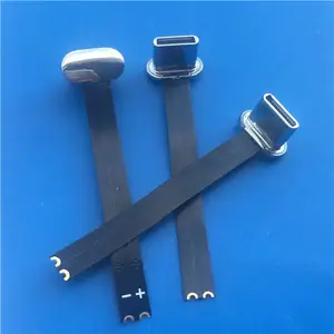 TYPE C USB 3.1无线充公头2P无线充电40mm长度2点开路+黑排线