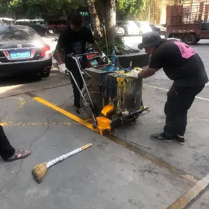昆明小区停车场划线施工