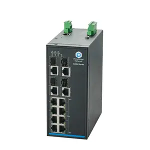 IS2000-2412C-4GC导轨式金属IP40百千兆交换机网管工业交换机