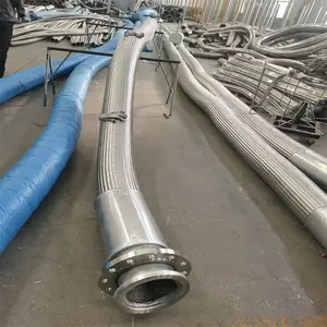 欧联专业生产dn100大口径不锈钢金属软管输水管
