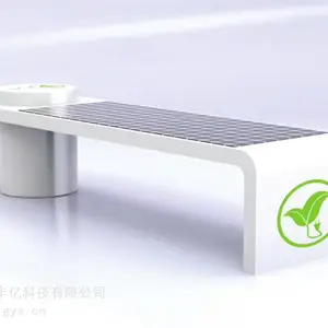 打造网红打卡点:金丰亿减碳贡献太阳能椅吸引年轻人拍照分享