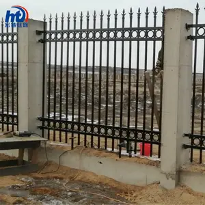 围墙护栏 南阳小区围墙护栏 围墙锌钢护栏 小区改造围墙栏杆 宏特