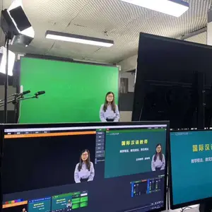 虚拟演播室搭建制作 真三维网络电视台建设