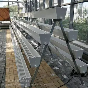汉明大棚种植草莓技术 A字架草莓立体槽 防阻燃种植槽