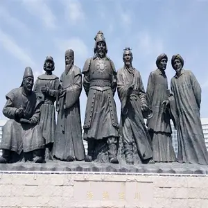 北京铸铜人物雕塑 铜浮雕壁画来图定制