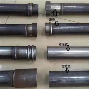 桩基声测管 路桥材料 隧道支护 注浆管 小导管 钢花管 冷却管 管棚管 钳压式 螺旋式 套筒式