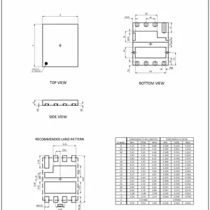AOS万代 AONZ66412 双非对称N沟道MOSFET 中压SGT产品