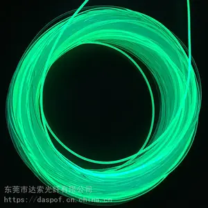 2mm内径外径3.5mm透明pvc导光光纤发光光纤通体光纤