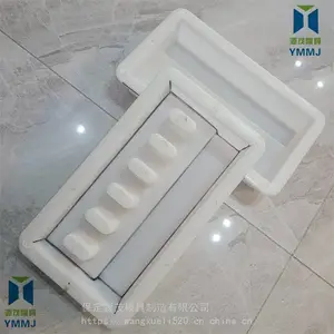 源茂厂家排水沟盖板塑料模具 钢筋混凝土盖板模具