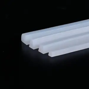耐高温透明梯形密封条 梯形硅胶条 耐磨损梯形条 耐老化硅胶梯形