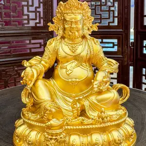 古法足金黄财神造像