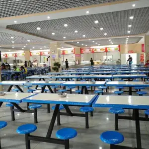 食堂餐桌可折叠长方形餐桌椅 昆明学校食堂餐桌支持定制
