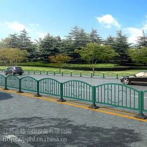 生产批发锌钢喷塑花式道路隔离栏景区观赏文化护栏可定制安全环保