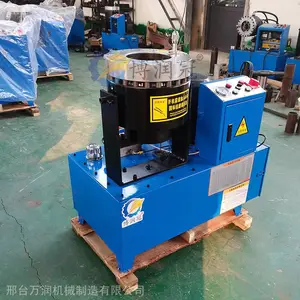 博润冠液压数控大口径钢管缩管机 镀锌管扣压机