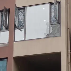 120断桥铝六轨景观窗,静音窗,节能环保隔音窗,自建房平开窗,钢化玻璃系统窗