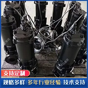 材质耐磨切割式排污泵切割锋利排污泵煤渣能通过切割式排污泵