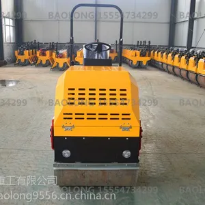 厂销小型压路机座驾式压实机双钢轮震动压土锤路机回填土路面沥青压实