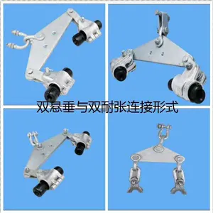 光缆金具-光缆附件-ADSS/OPGW光缆双悬垂线夹-ADSS/OPGW光缆双耐张线夹-厂家直销