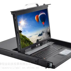 ȫ� HQ-5701K ����17.3��1920*1080�������VGA KVM����ƽ̨ ������л���