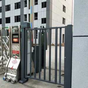 生产人行道闸广告门 临沂智能通道栅栏门