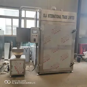 红肠烟熏炉设备 豆干烟熏炉小型猪肠烟熏炉出口