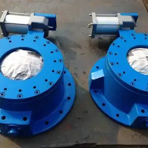上海承滨牌气动陶瓷双闸板阀QMXZ644TC-16C出料阀QMXZ644TC-16C