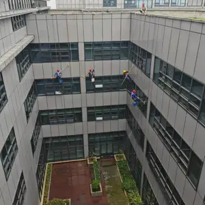 沙坪坝外墙砖清洁 玻璃幕墙清洗 蜘蛛人外墙清洗 外墙石材清洗 高空资质齐全