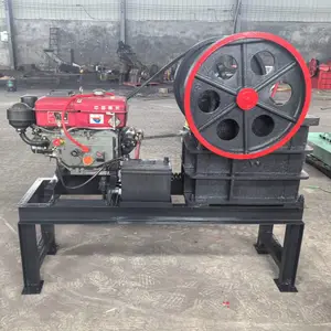 PEX-250*1200鄂式破碎机细碎颚破鹅卵石花岗岩制砂石灰石矿山粉碎机
