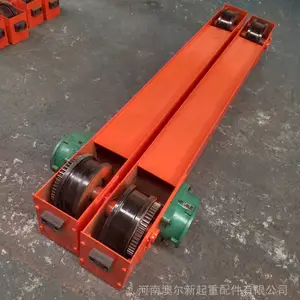 起重机行走运行端梁 工字钢轨道行车梁 LD刮板端梁头