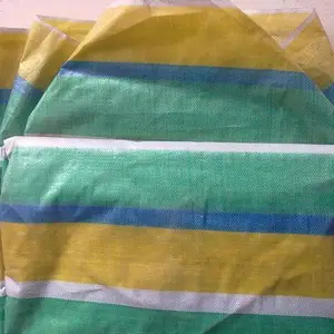 陕西亮彩单膜彩条布尺寸 编制彩条布生产